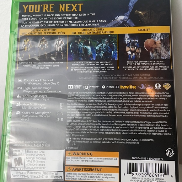 XBOX ONE MORTAL KOMBAT II - Picture 3 of 5